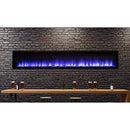 Superior 84 Inch Built-In Linear Contemporary Electric Fireplace