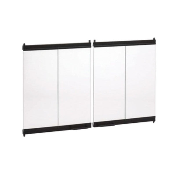 Superior | Outdoor Bi-Fold Glass Door - Black Finish for WRE4500/WRT4500 Fireplaces