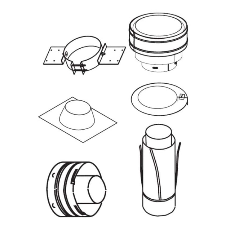 Superior | Secure Flex Vertical Termination for Flex Vent - (6/12 to 12/12)