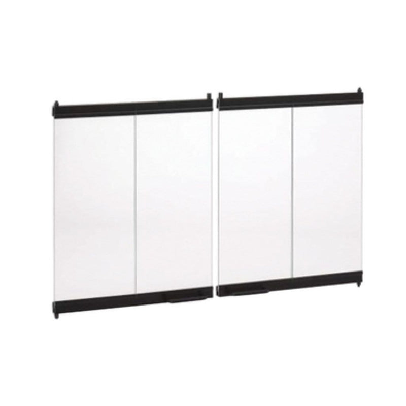 Superior | Standard Bi-Fold Glass Door - Black Finish for BRT4000 Fireplaces