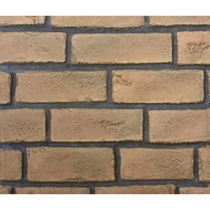 Majestic Brick Refractory Panels for Fortress See-Through Gas Fireplace