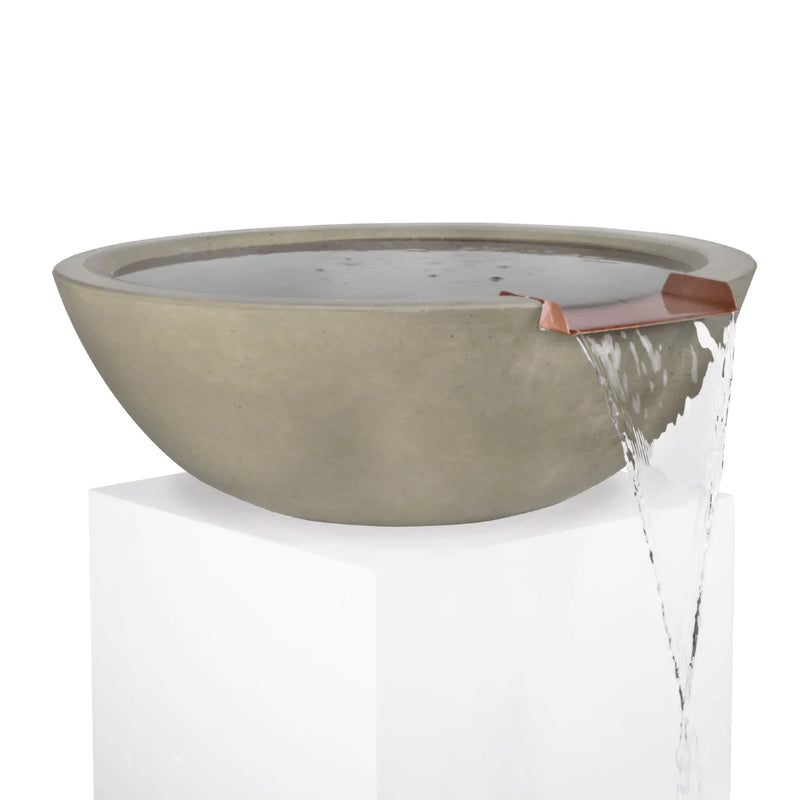 The Outdoor Plus - Sedona GFRC Concrete Round Water Bowl
