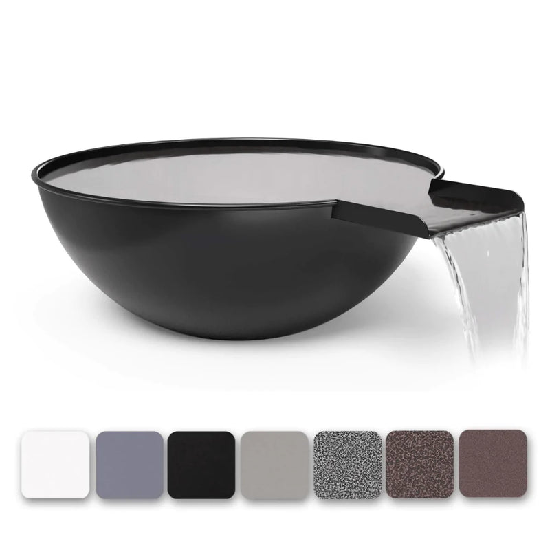 The Outdoor Plus - Sedona Powder Coated Steel Round Water Bowl 27"
