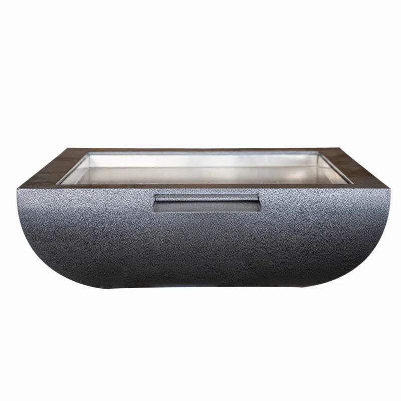 Avalon Hammered Copper & Stainless Steel Square Fire Bowl