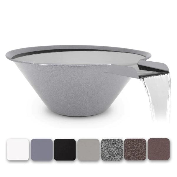 The Outdoor Plus - Cazo Powder Coated Steel Round Water Bowl