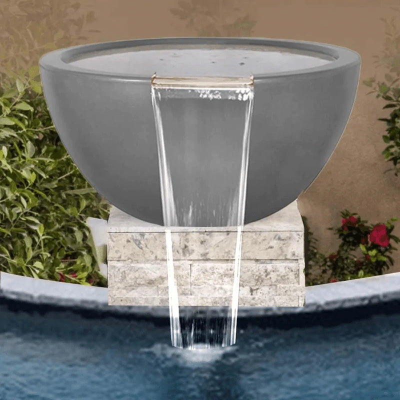 The Outdoor Plus - Luna GFRC Concrete Round Water Bowl