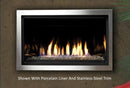 Kingsman 36" ZCVRB3622 Zero Clearance Clean View Direct Vent Linear Gas Fireplace